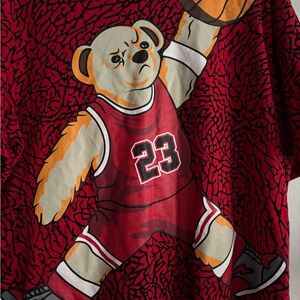 FRPLY T-Shirt Elephant Print Jumpman Bear #23 Sz XL Jordan Parody Streetwear